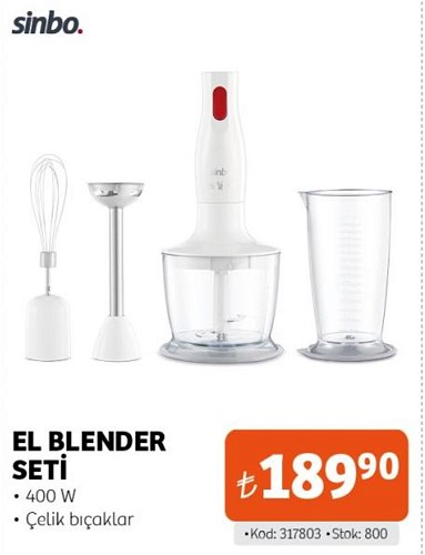 Sinbo El Blender Seti 400 W image