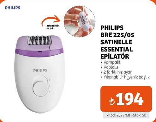 Philips BRE 225/05 Satinelle Essental Epilatör  image