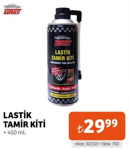 Autokit Lastik Tamir Kiti 450 ml image