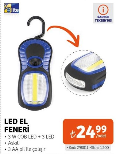 Zen Lite Led El Feneri 3 W image