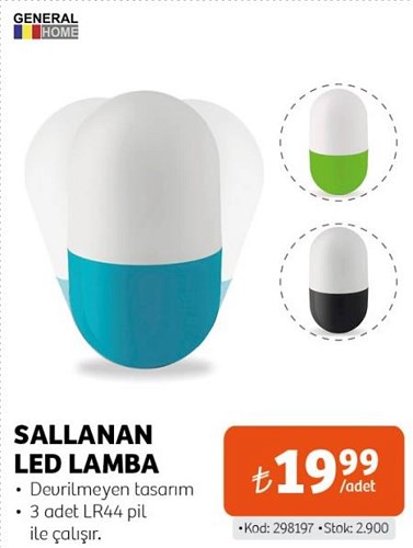 General Home Sallanan Led Lamba image