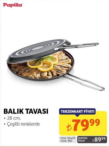 Papilla Balık Tavası 28 cm image