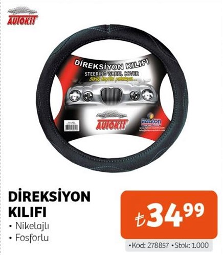 Autokit Direksiyon Kılıfı image