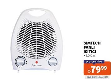 Simtech Fanlı Isıtıcı 2.000 W image