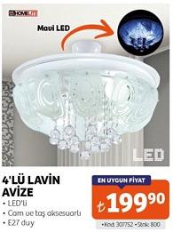 Tekzen Home Lite 4'lü Lavin Avize image