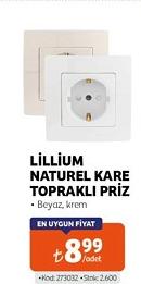 Makel Lillium Nautrel Kare Topraklı Priz image