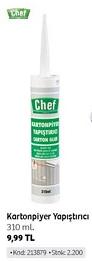 Chef Kartonpiyer Yapıştırıcı 310 ml image