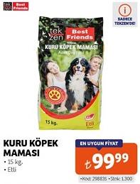 Tekzen Best Friends Kuru Köpek Maması 15 kg Etli image