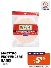 Maestro Eko Pencere Bandı 12 m image