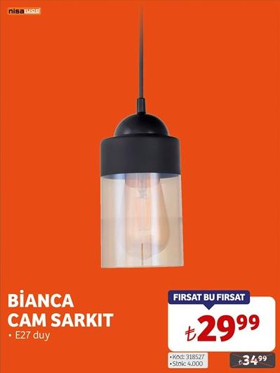 Nisa Luce Bianca Cam Sarkıt  image