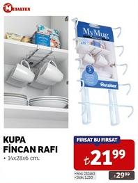 Metaltex Kupa Fincan Rafı image