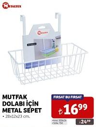 Metaltex Mutfak Dolabı İçin Sepet image