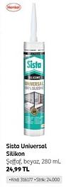 Henkel Sista Universal Silikon 280 ml image