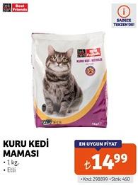 Tekzen Best Friends Kuru Kedi Maması 1 kg Etli image