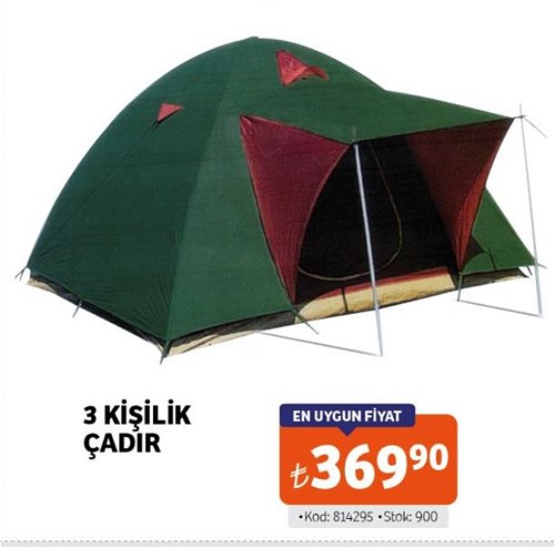 3 Kişilik Çadır image