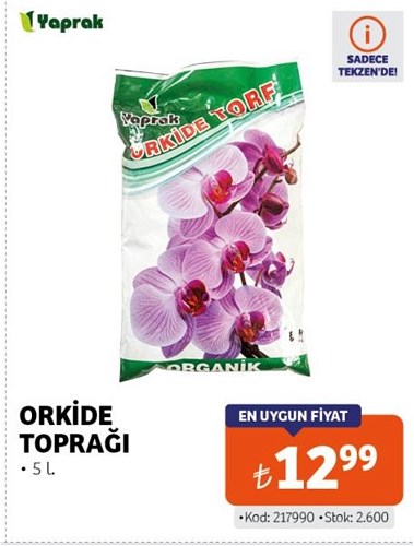 Yaprak Orkide Toprağı 5 L image