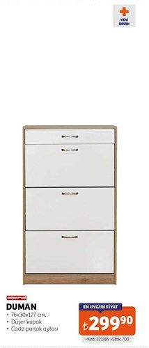 Alpino Duman 76x30x127 cm image