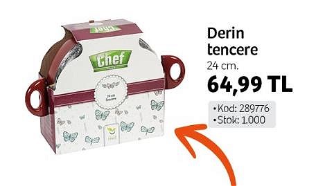 Chef Derin Tencere 24 cm image