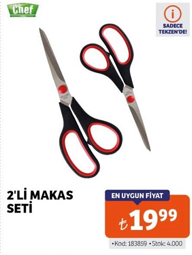 Chef 2'li Makas Seti image
