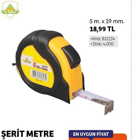 Agromak Şerit Metre 5 m x 19 mm image