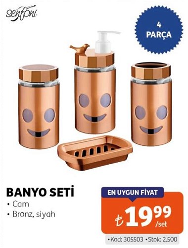 Senfoni Banyo Seti Cam image
