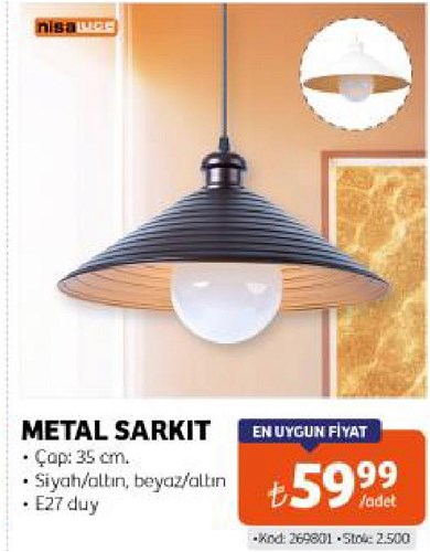 Nisa Luce Metal Sarkıt image