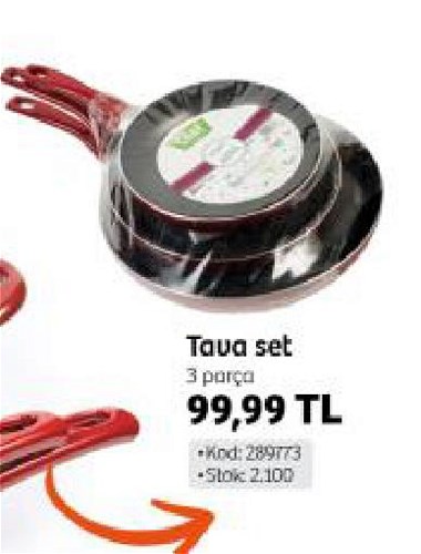 Chef Tava Set 3 Parça image