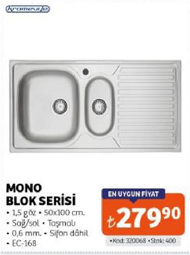 Kromevye Mono Blok Serisi image