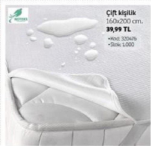 Noteks Çift Kişilik Sıvı Geçirmez Alez image