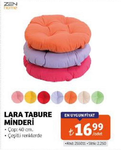 Zen Home Lara Tabure Minderi image