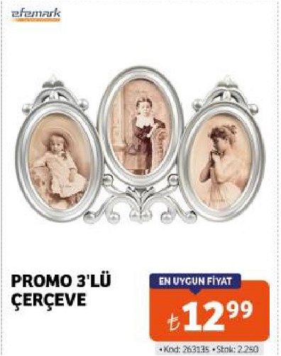 Efemark Promo 3'lü Çerçeve image