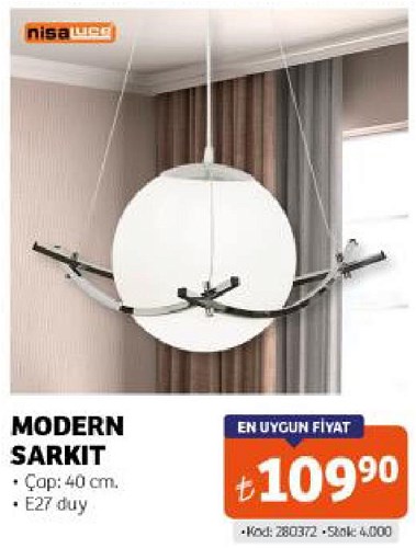 Nisa Luce Modern Sarkıt image