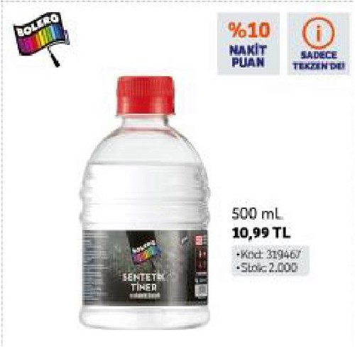 Bolero Sentetik Tiner 500 ml image