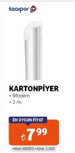 Saarpor Kartonpiyer 2 m image