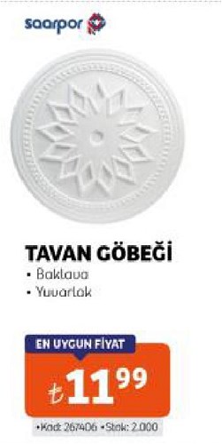 Saarpor Tavan Göbeği image