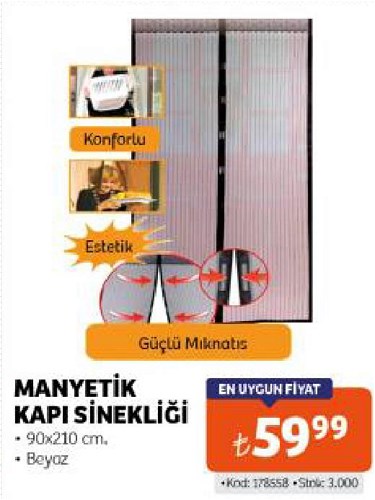 Manyetik Kapı Sinekliği 90x210 cm image