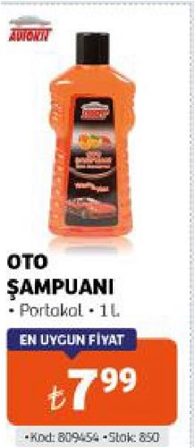 Autokit Oto Şampuanı Portakal 1 L image