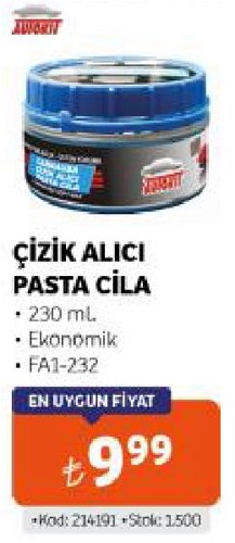 Autokit Çizik Alıcı Pasta Cila 230 ml FA1-232 image