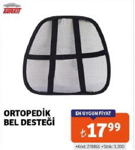 Autokit Ortopedik Bel Desteği image
