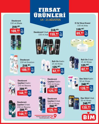 14-21 Ağustos broşürü