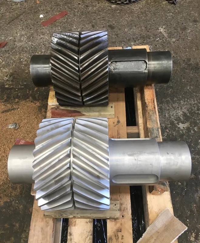 How does the application of a thermal spray coating enhance the performance of pump casings in industrial settings?