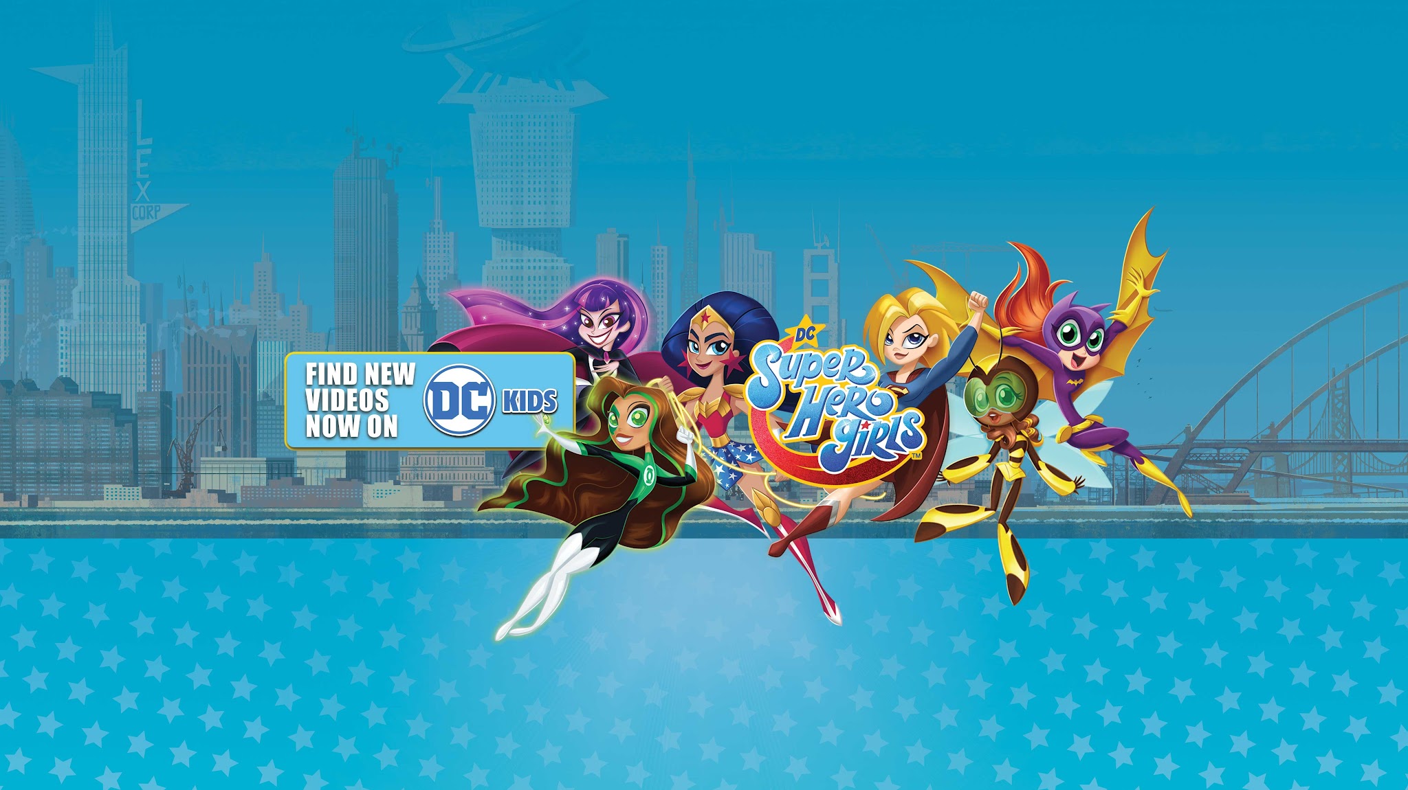 DC Super Hero Girls YouTube banner