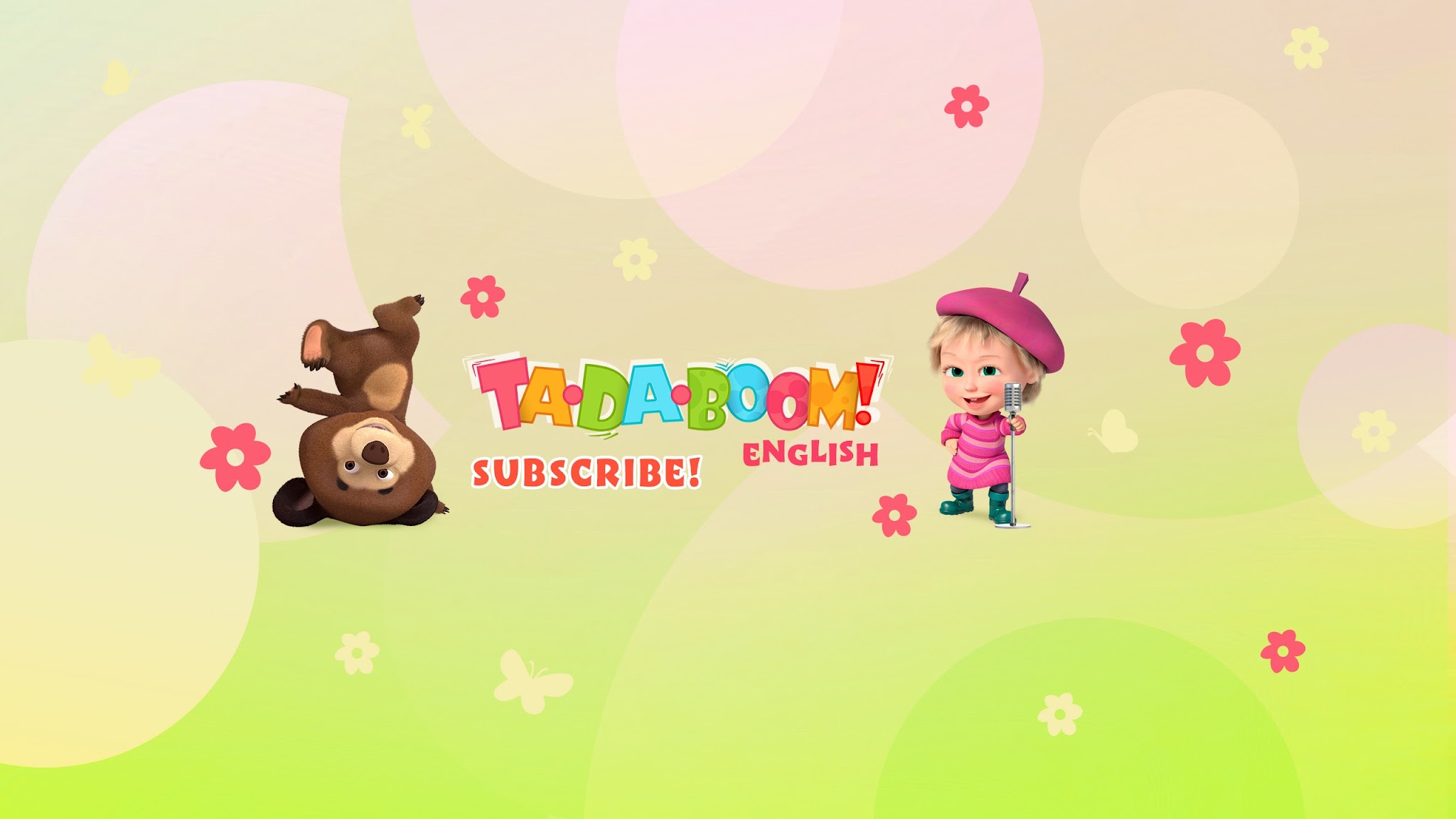 TaDaBoom English YouTube banner