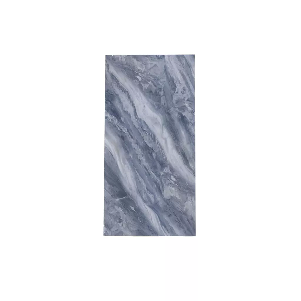 Dalle alternative en marbre - Blanc et gris foncé