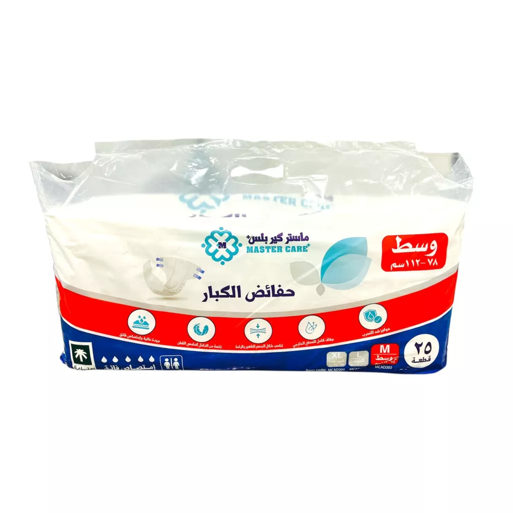 حفاضات كبار السن ماستر كير - وسط 4*25