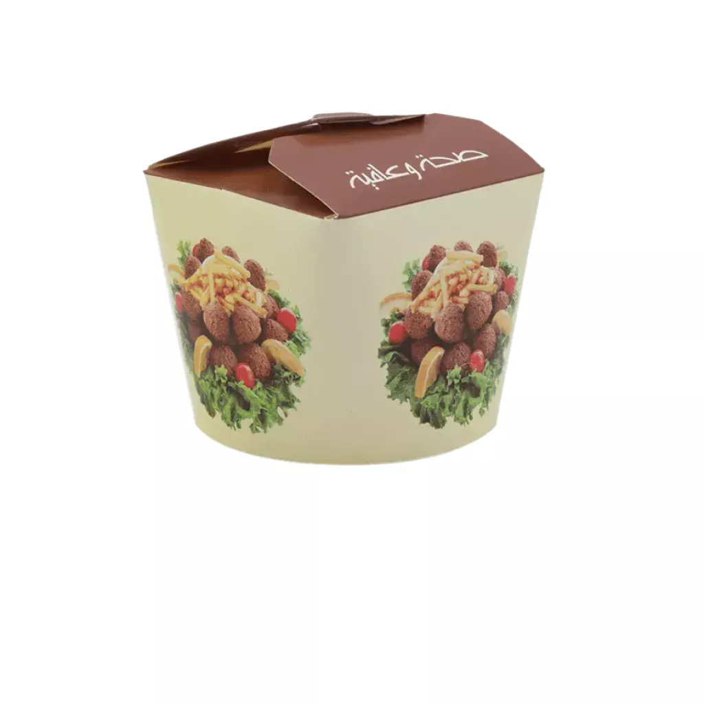 علب فلافل - كبير-26 أونص ملون