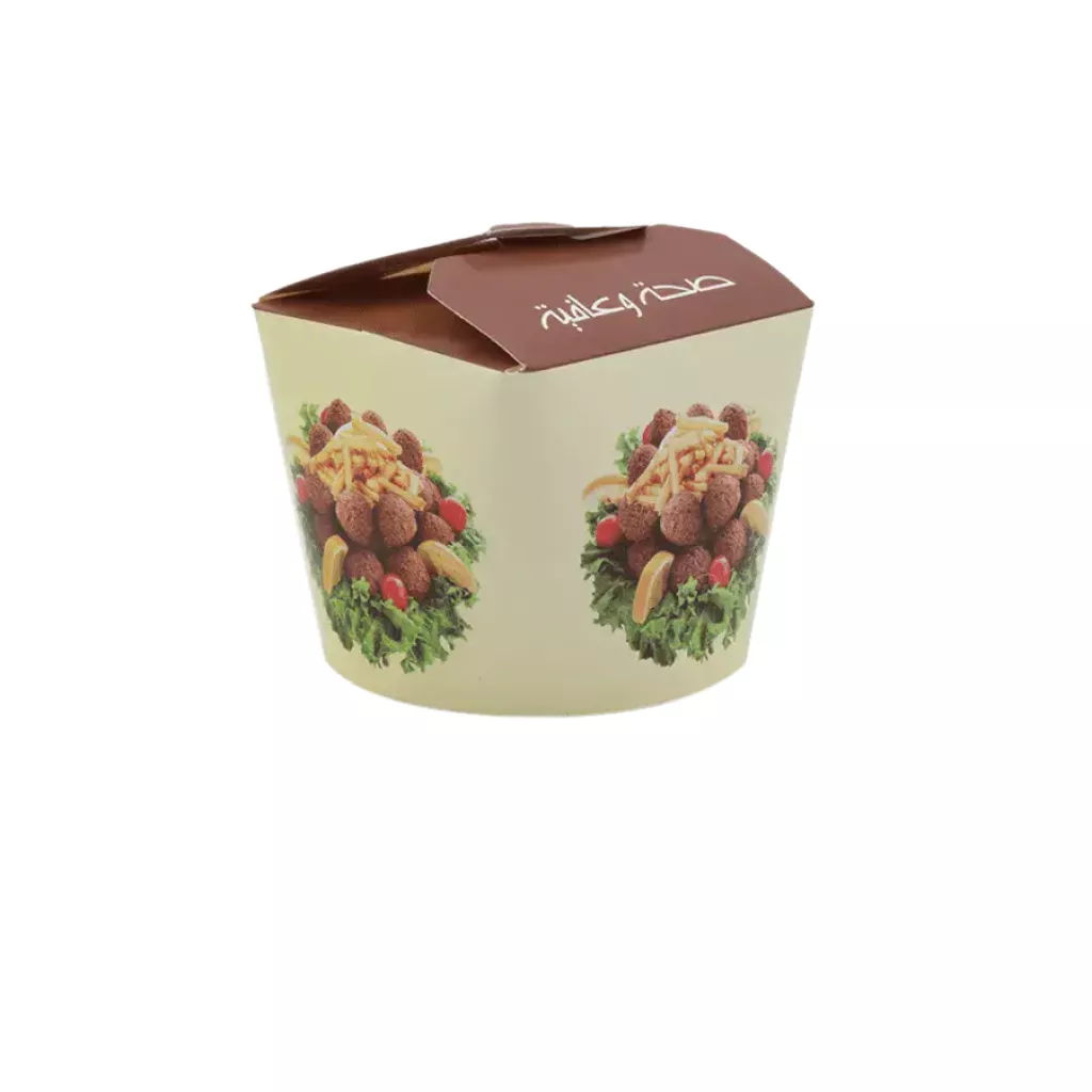 علب فلافل - صغير-21 أونص ملون