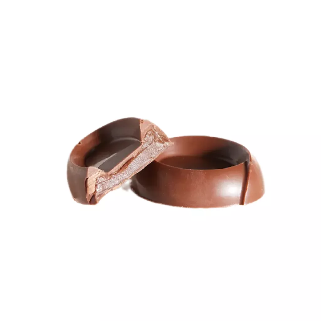 Chocolat enrobé - Nutella caramel