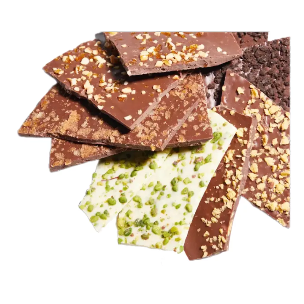 Chocolat - morceaux découverts