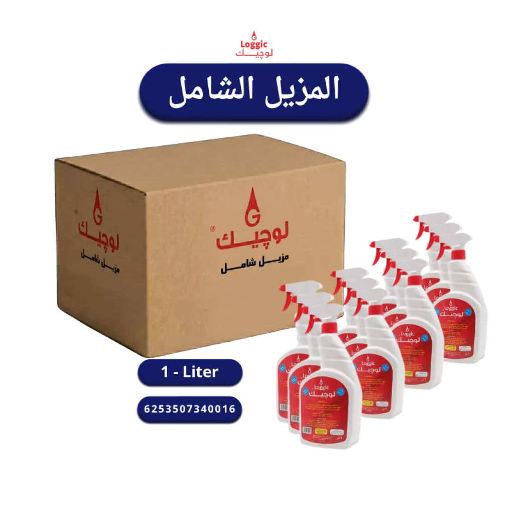 منظف لوجيك متعدد الاستعمالات - Loggic Multi-Purpose Cleaner  - كرتون من 12 عبوة - 1 لتر للعبوة الواحدة